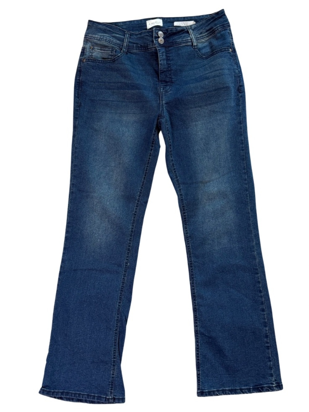Angels | Curvy Bootcut Women's Jeans | Size 12/31 | Denim | Dark Faded | NWOT - Picture 1 of 7